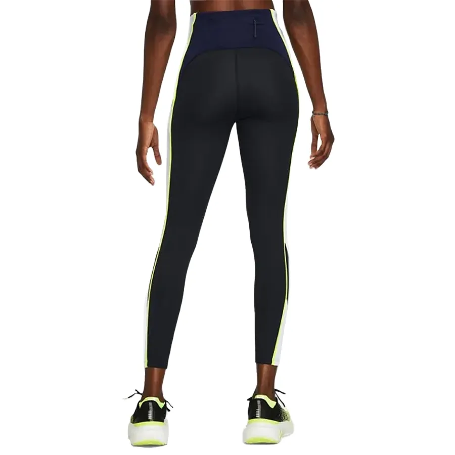 Imagen 1 de 4 de Calza Under Armour Launch Heatgear Ankle-NEGRO/BLANCO/AMARILLO FLUOR