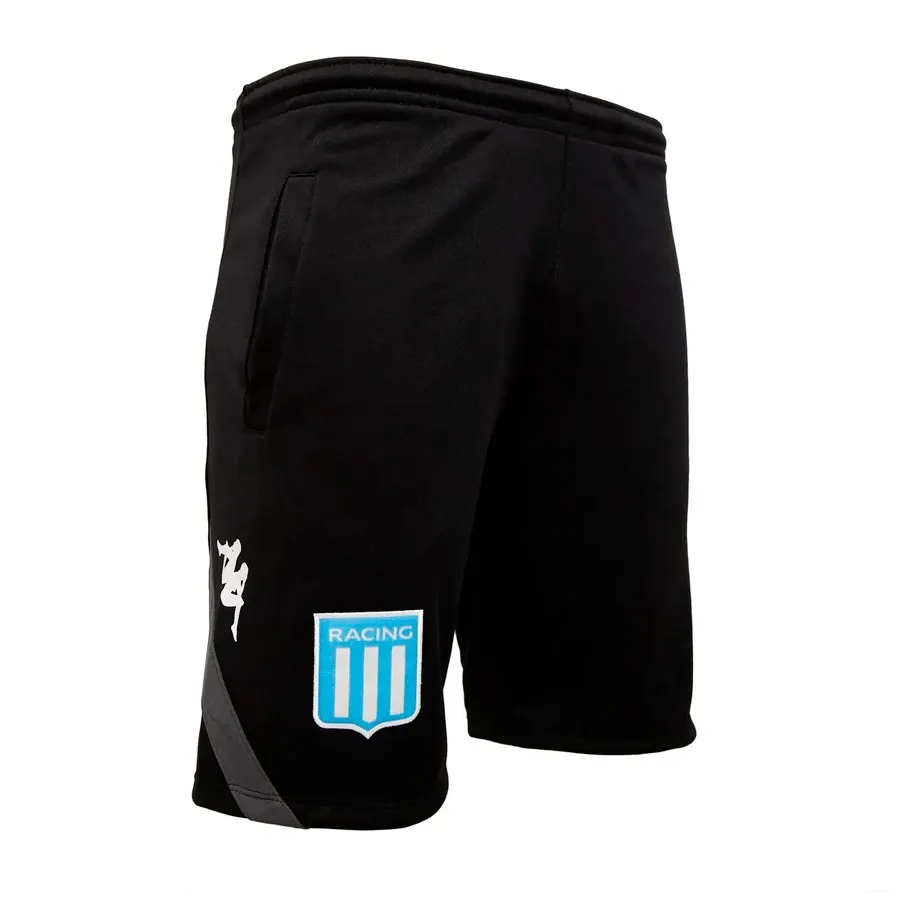 Imagen 1 de 5 de Kappa Shorts  Bermuda De Salida Racing 2023-NEGRO