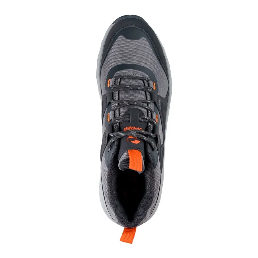 Imagen 3 de 5 de Zapatillas Topper Campaz-GRIS/GRAFITO/NARANJA