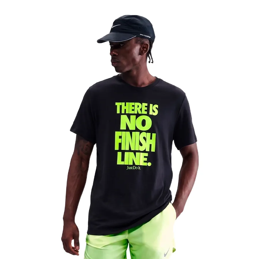 Imagen 0 de 3 de Remera Nike Run Energy-NEGRO/AMARILLO FLUOR