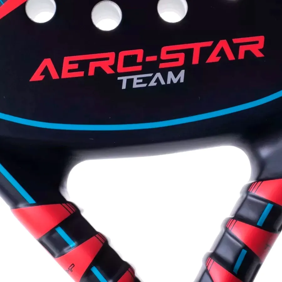 Imagen 3 de 6 de Paleta Dunlop Aero Star Team-NEGRO/AZUL/ROJO
