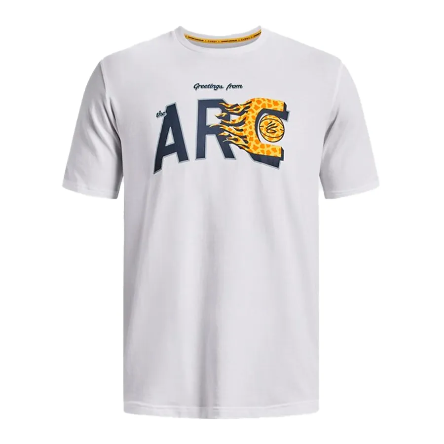 Imagen 2 de 5 de Remera Under Armour Curry Arc-BEIGE/GRIS