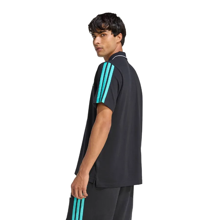 Imagen 1 de 5 de Polo adidas DNA Mercedes-AMG Petronas-NEGRO/TURQUESA