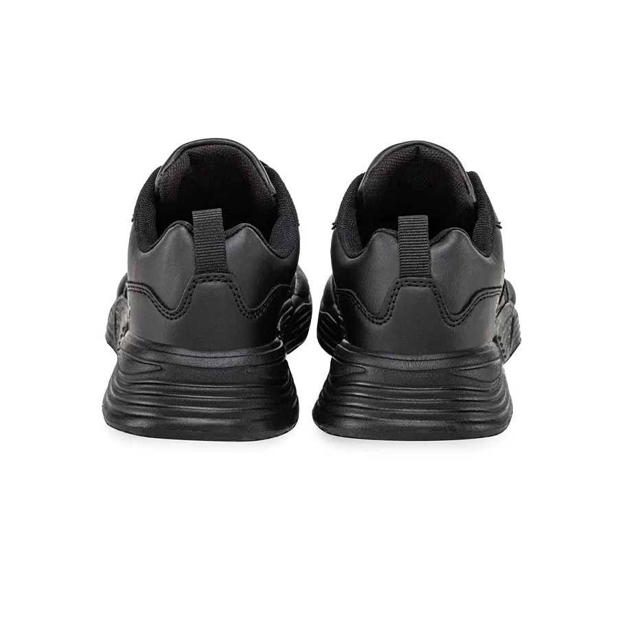 Imagen 2 de 5 de Zapatillas Atomik Casual Cordon Retro C23-NEGRO/NEGRO