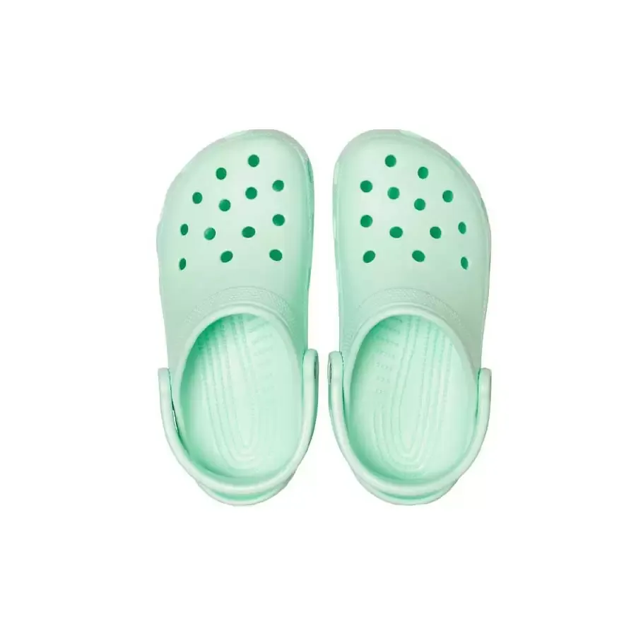 Imagen 2 de 4 de Ojotas Crocs Classic Kids-VERDE/AQUA