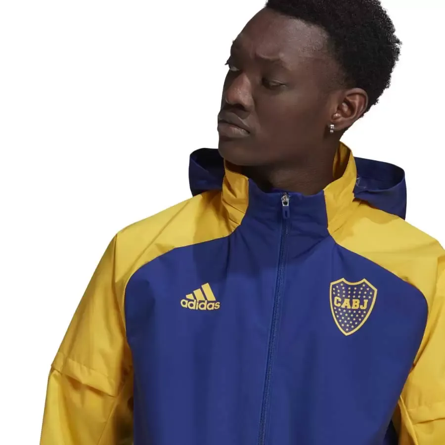 Imagen 2 de 6 de Campera adidas Boca Juniors-AZUL/AMARILLO