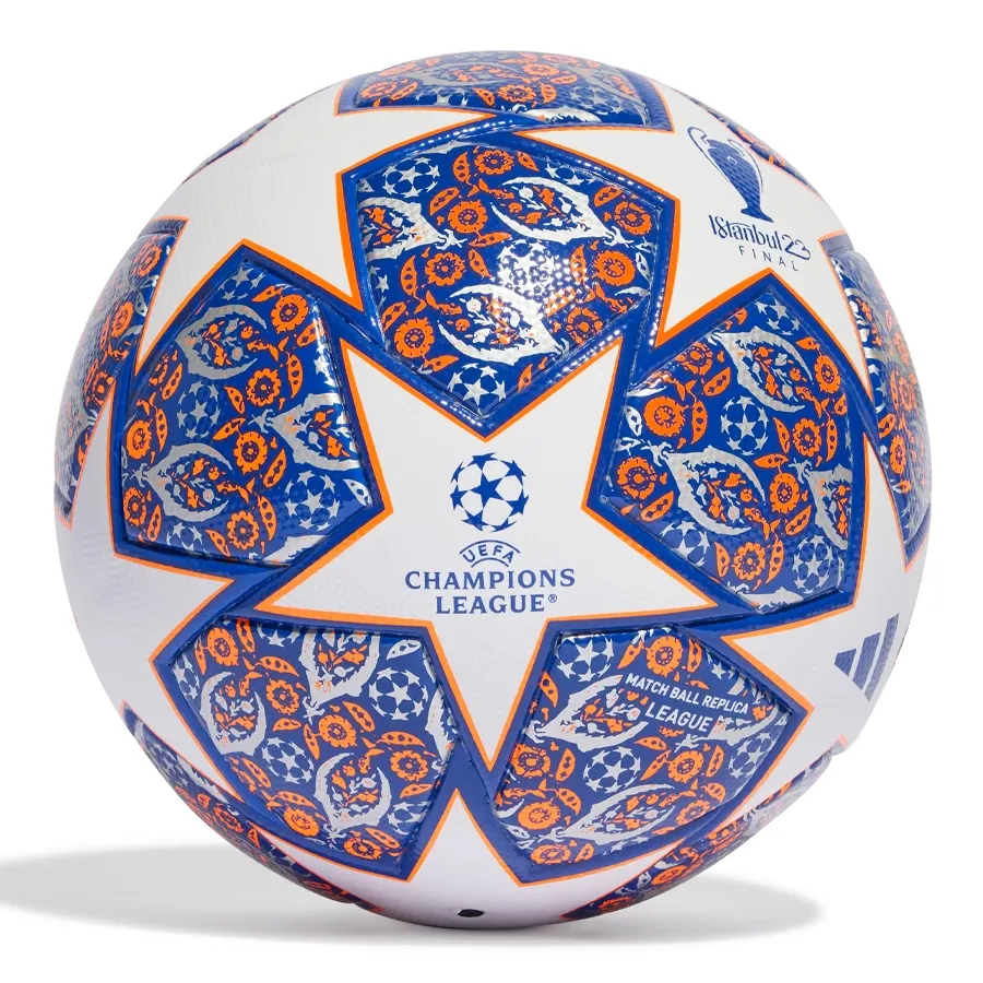 Imagen 1 de 3 de Pelota adidas UCL League Estambul-BLANCO/NARANJA/AZUL