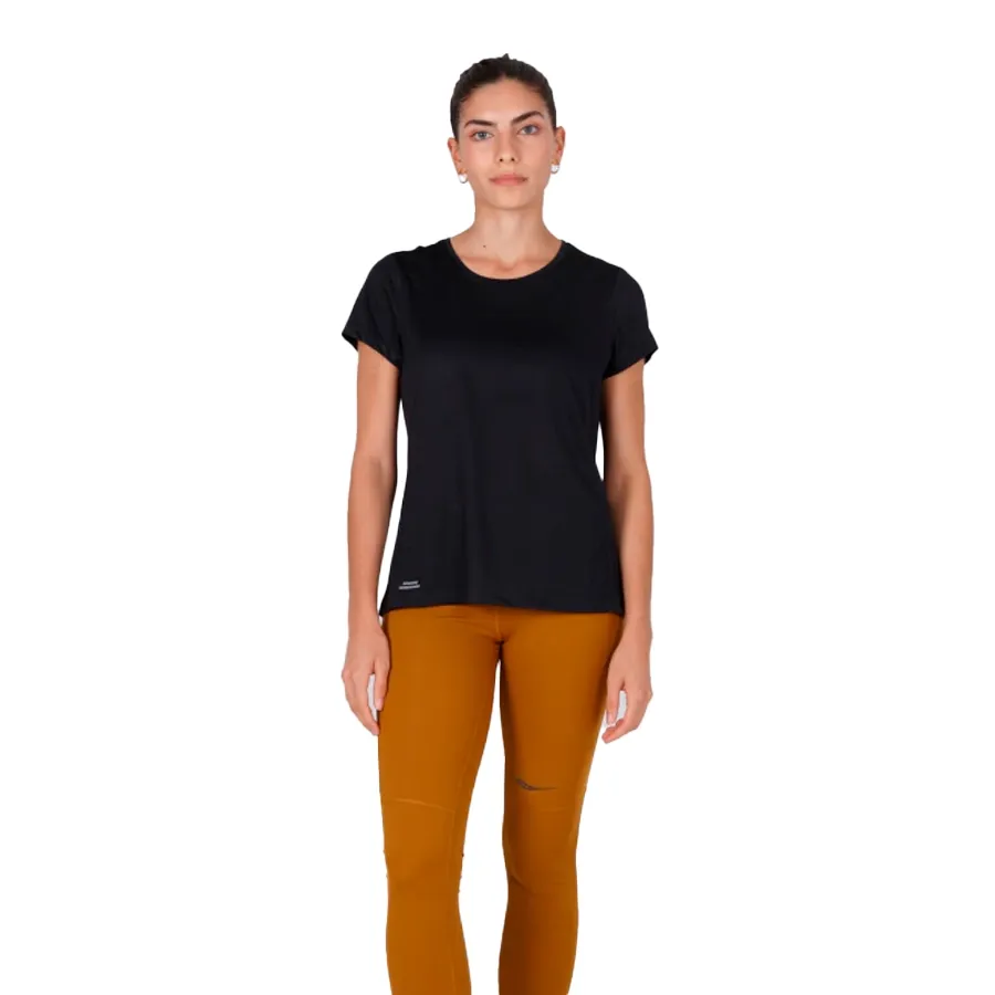 Imagen 1 de 5 de Remera Saucony Stopwatch-NEGRO