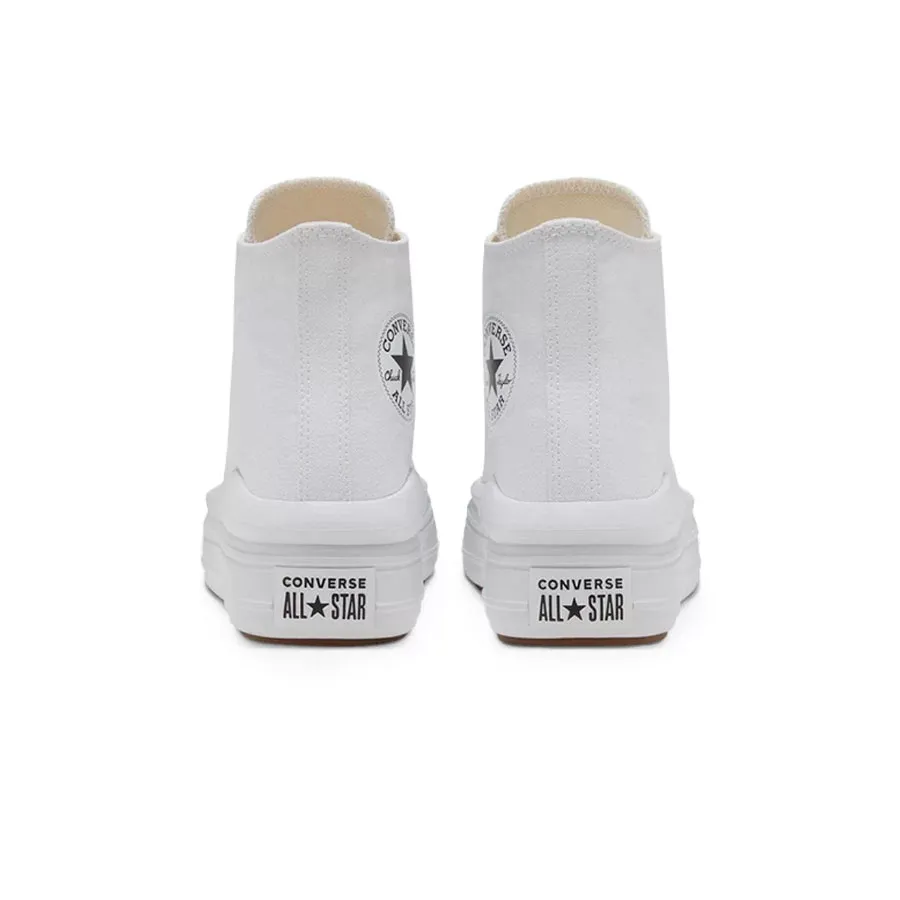 Imagen 3 de 4 de Zapatillas Converse Chuck Taylor All Star Move Hi-BLANCO/BLANCO