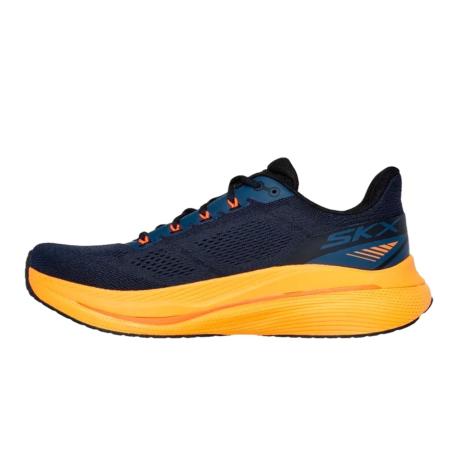 Imagen 2 de 5 de Zapatillas Skechers Max Cushioning Propulsion-MARINO/NARANJA