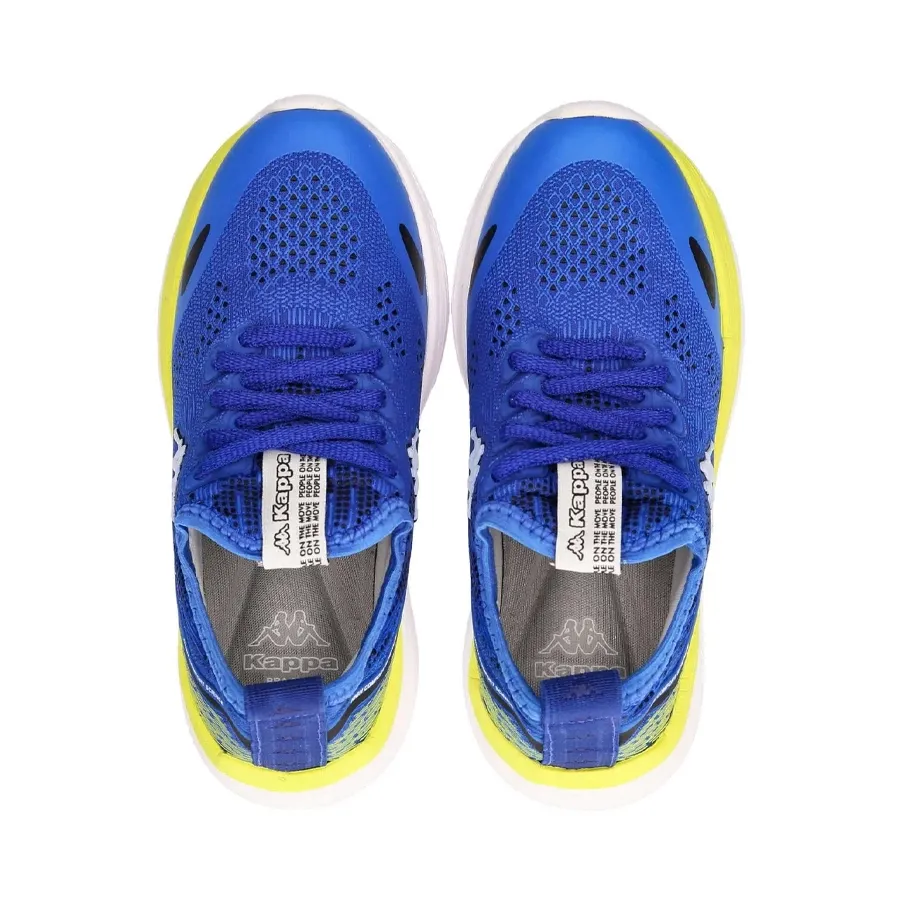 Imagen 3 de 5 de Zapatillas Kappa Ray Kids-AZUL FRANCIA/AMARILLO/BLANCO