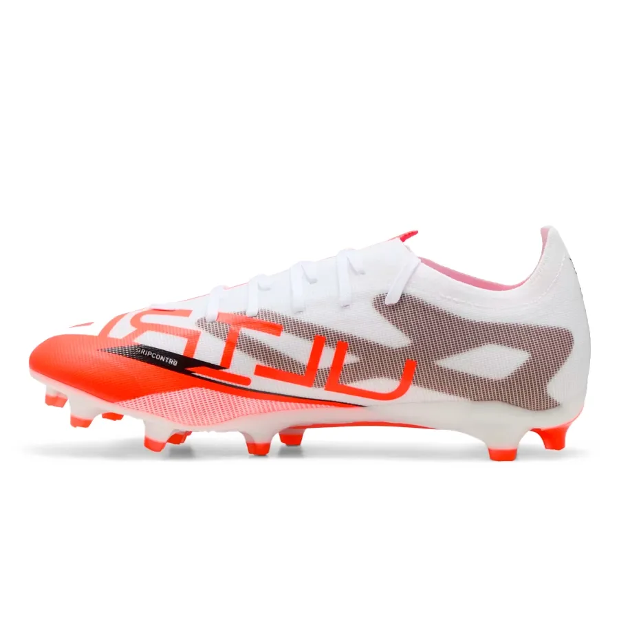 Imagen 2 de 5 de Botines Puma Ultra 5 match Fg-BLANCO/NARANJA FLUOR