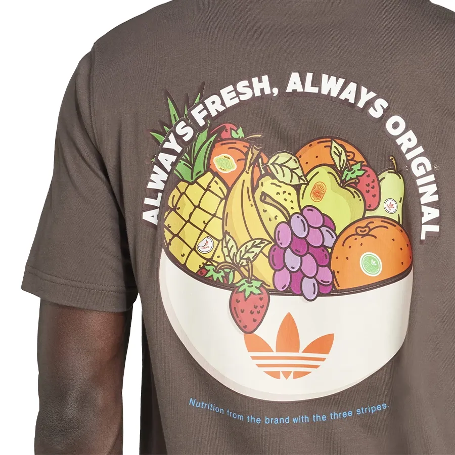 Imagen 4 de 5 de Remera adidas originals Trefoil Series Loose-MARRON