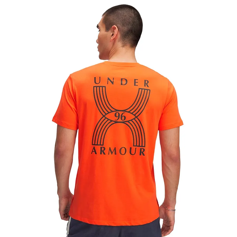Imagen 1 de 2 de Remera Under Armour Run 96 Shortsleeve-NARANJA