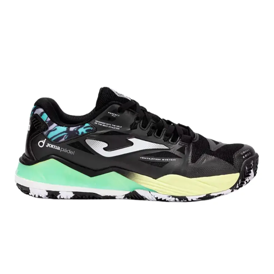 Imagen 0 de 5 de Zapatillas Joma Spin-NEGRO/VERDE AGUA