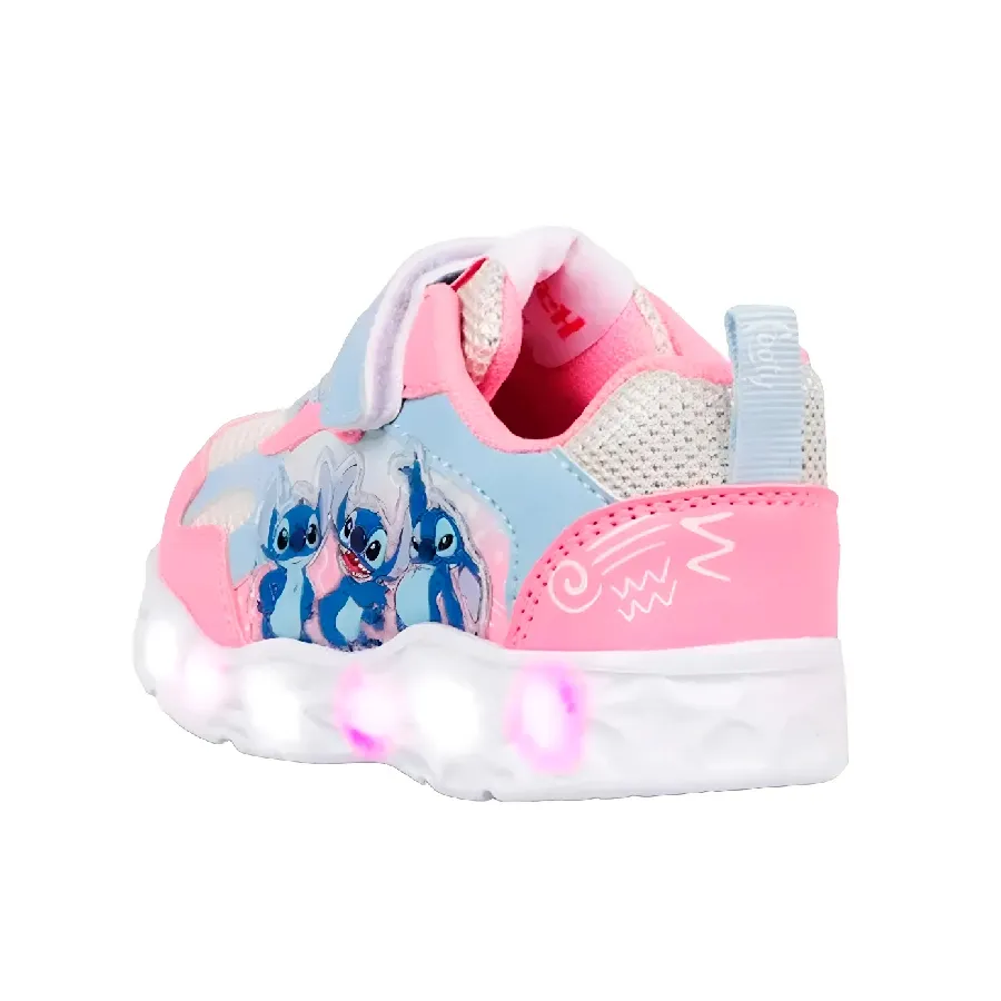 Imagen 2 de 3 de Zapatillas Footy Stitch con Luz Led-LILA/ROSA