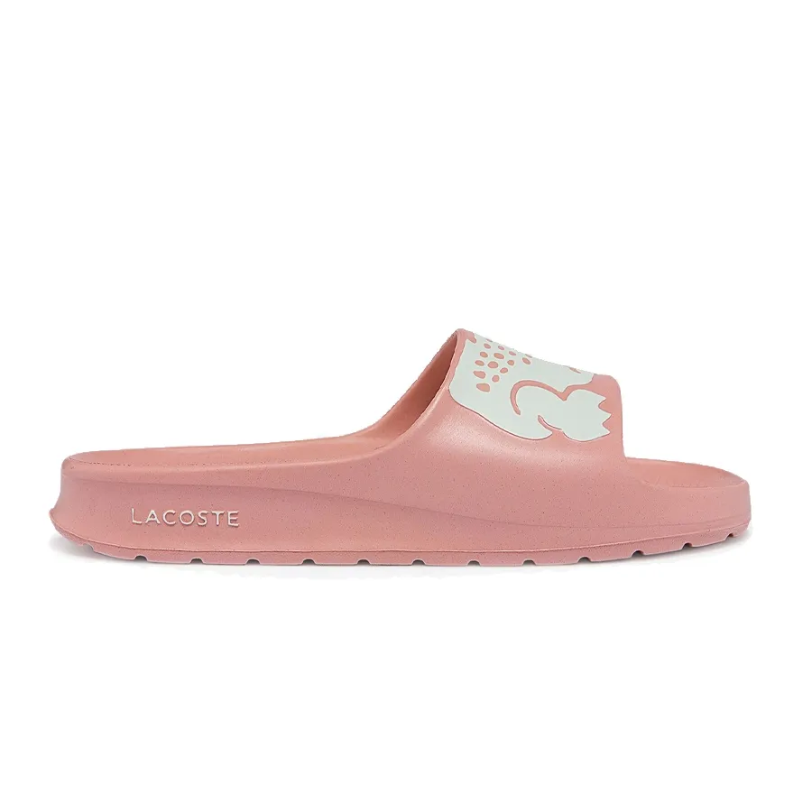 Imagen 1 de 6 de Ojotas Lacoste Bloom Slide 0721-ROSA/BLANCO