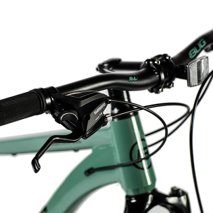 Imagen 2 de 5 de Bicicleta Bug Bikes Mountain 24V R29 Brillante-AQUA/NEGRO