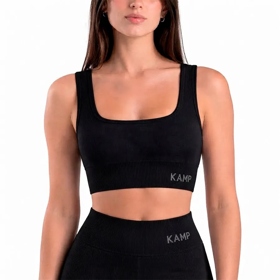 Imagen 0 de 4 de Top Kamp Recto Seamless-BLANCO/NEGRO