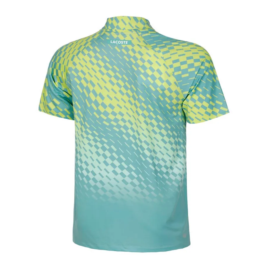 Imagen 1 de 9 de Remera Lacoste Novak Djokovic-VERDE/LIMA