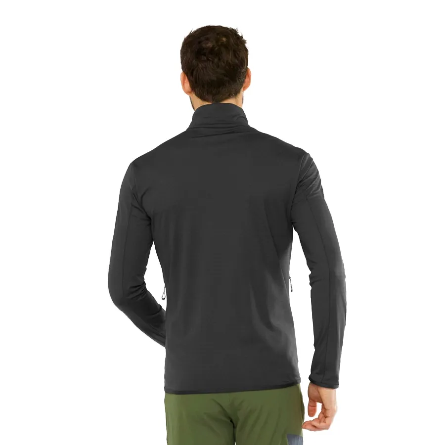 Imagen 2 de 3 de Campera Salomon Outrack fz-NEGRO