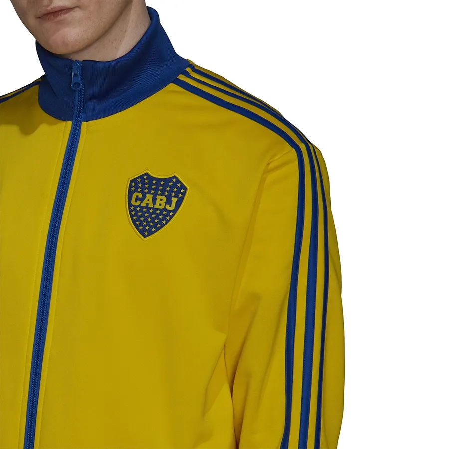 Imagen 4 de 5 de Campera adidas Boca Juniors 3 Tiras-AMARILLO/AZUL
