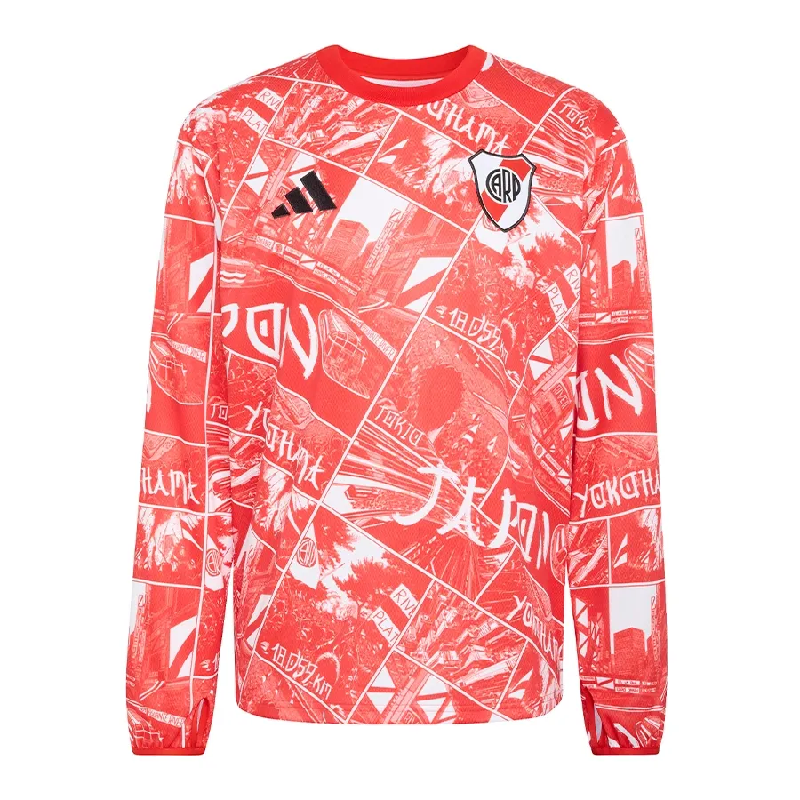 Imagen 0 de 5 de Camiseta adidas Precalentamiento River Plate 25/26-ROJO/BLANCO