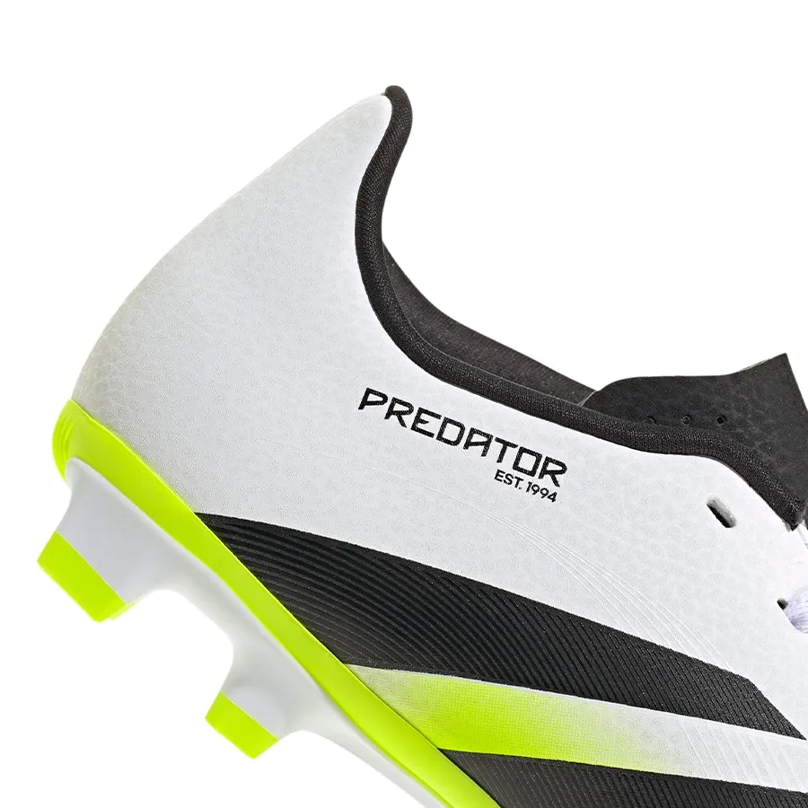 Imagen 6 de 8 de Botines adidas Predator Club Fg-BLANCO/NEGRO/AMARILLO FLUOR