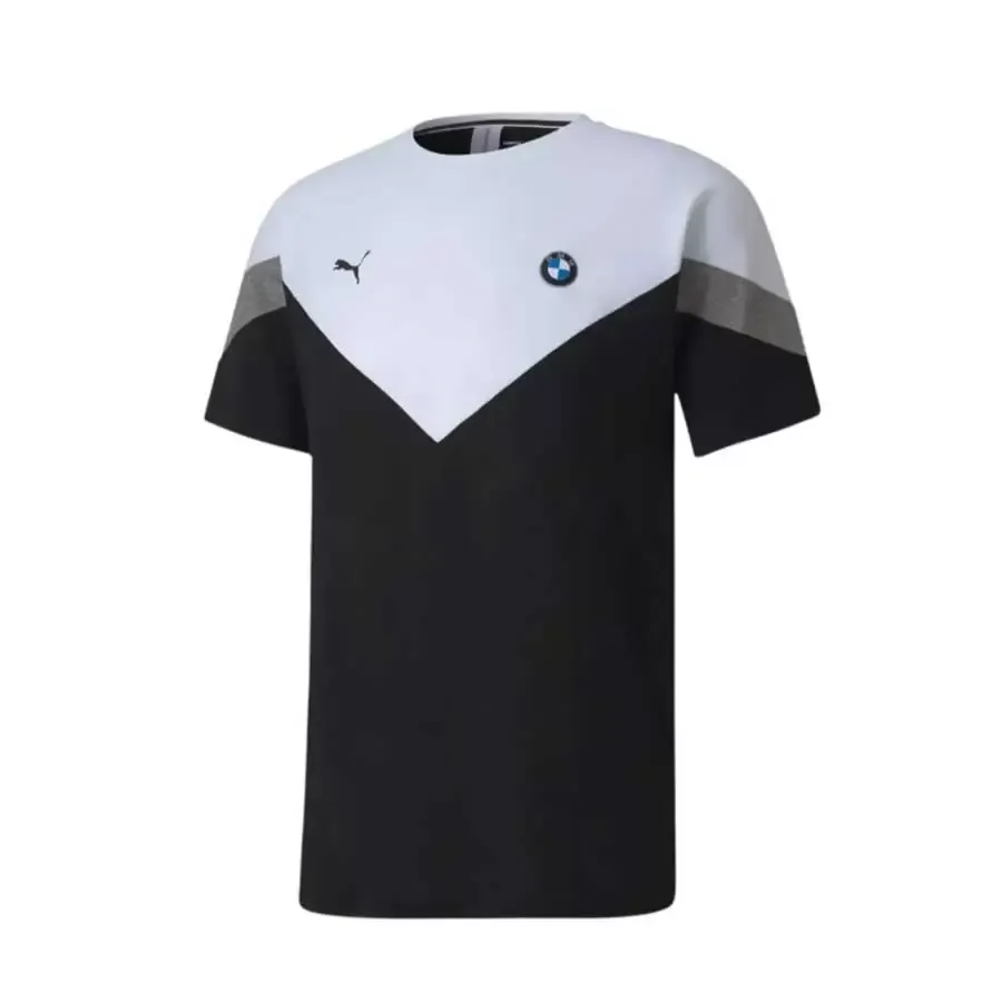 Imagen 1 de 2 de Remera Puma Bmw Mms Mcs-NEGRO/BLANCO/GRIS
