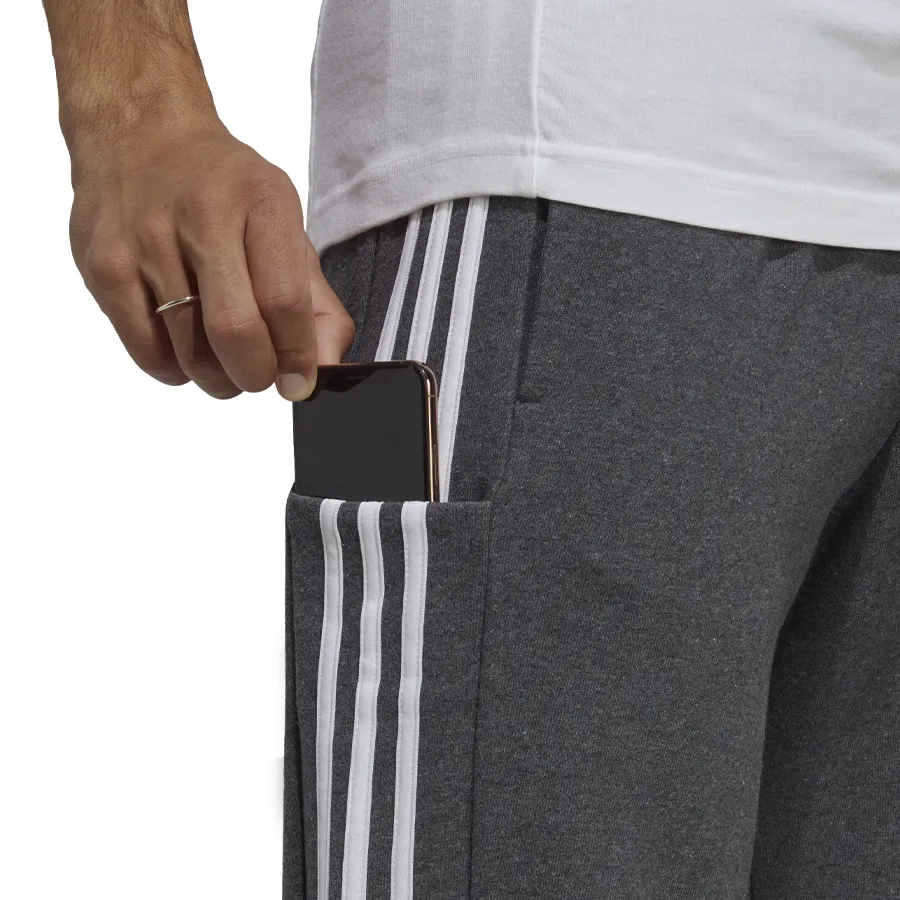 Imagen 3 de 6 de Pantalón adidas Essentials 3 Tiras Felpa Francesa-GRIS