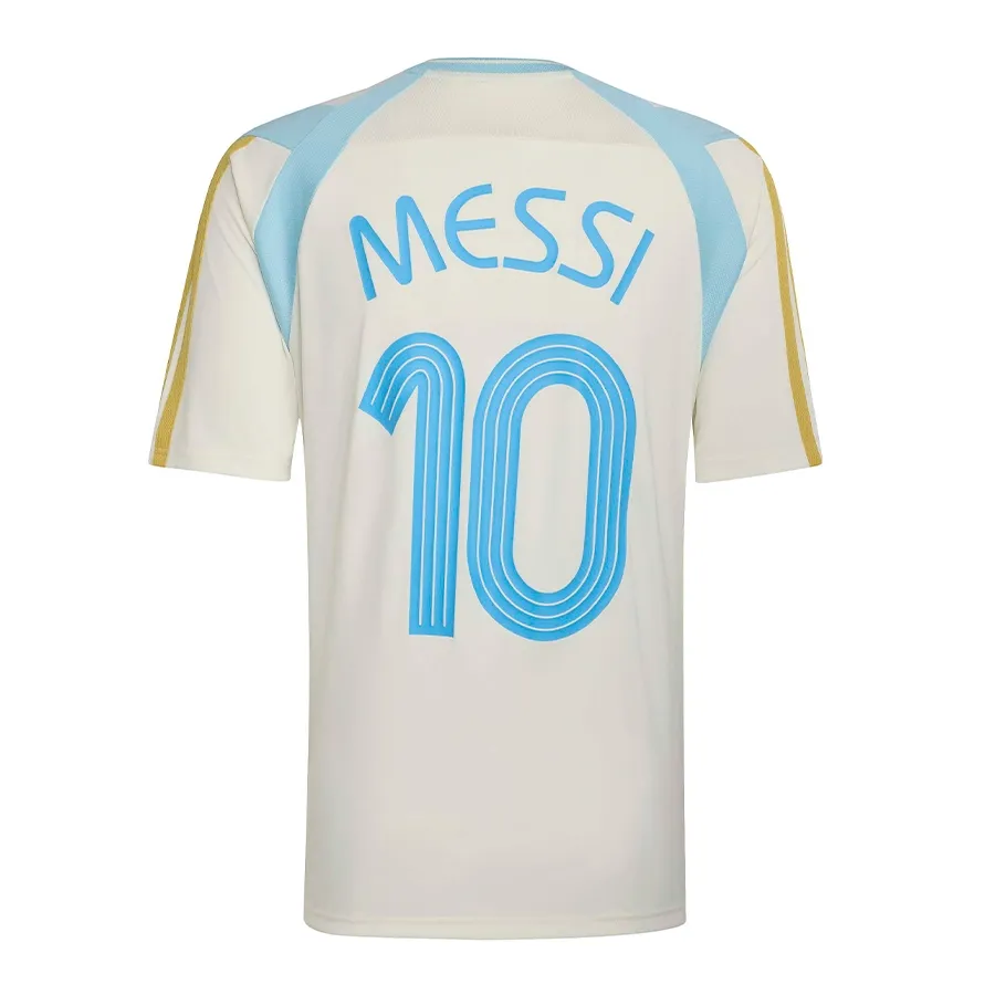 Imagen 3 de 7 de Camiseta adidas Messi House Of Tiro-BLANCO/CELESTE/DORADO