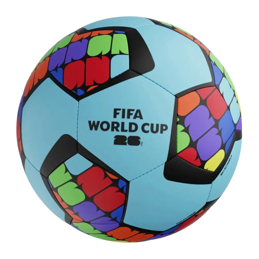 Imagen 1 de 3 de Pelota Dribling fifa mundial classic 2026-CELESTE/COLORES VARIOS
