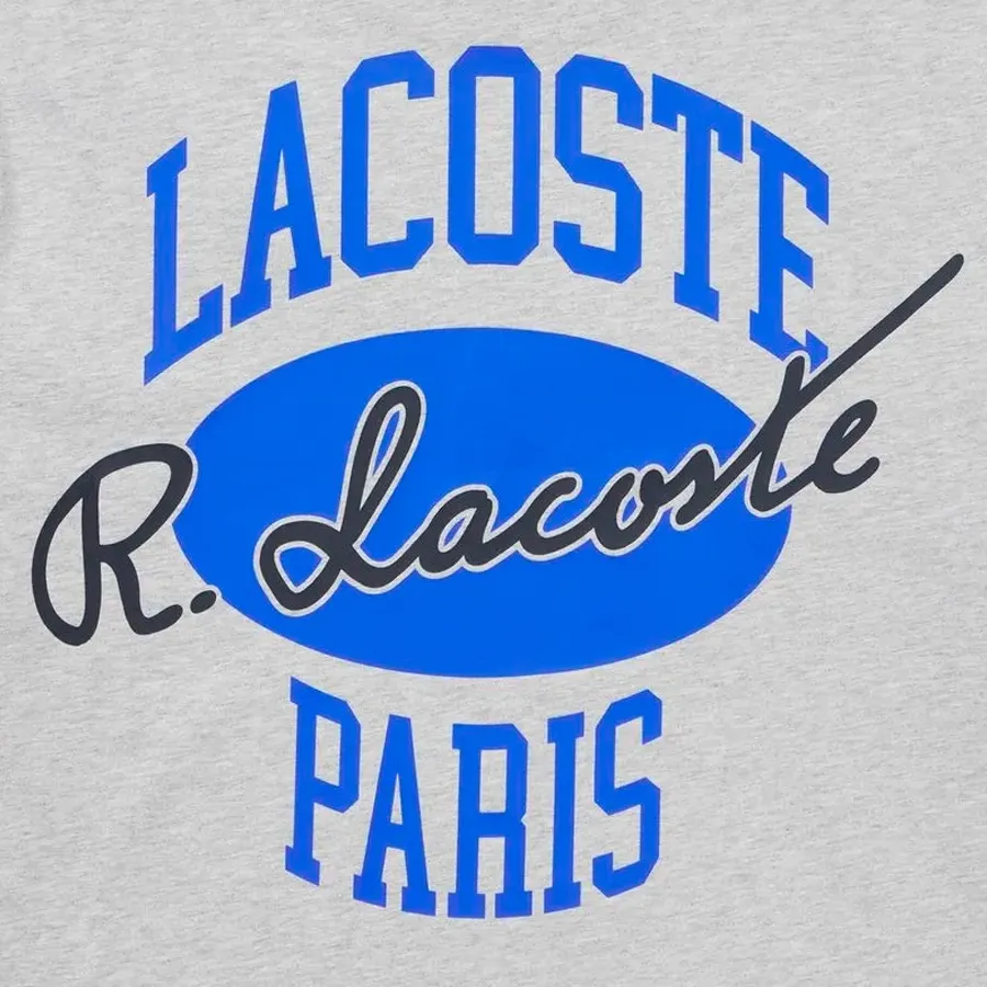 Imagen 2 de 4 de Remera Lacoste -GRIS/AZUL