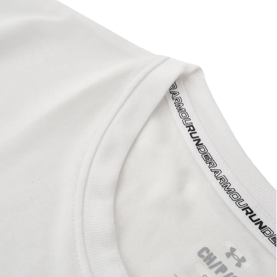 Imagen 3 de 5 de Remera Under Armour Seamless Stride-BLANCO