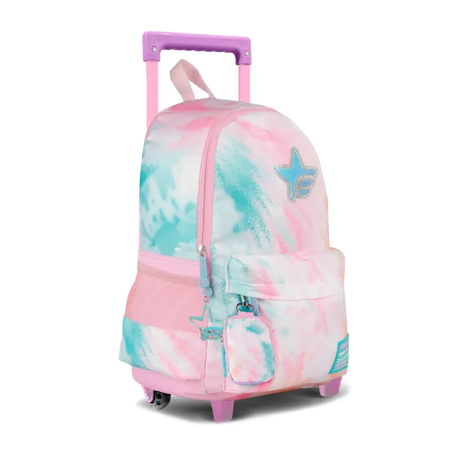 Imagen 1 de 2 de Mochila Footy Carro 18 Big Kids-ROSA/NARANJA/CELESTE