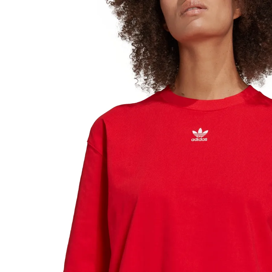 Imagen 3 de 4 de Remera adidas originals Loungewear Adicolor Ess-ROJO