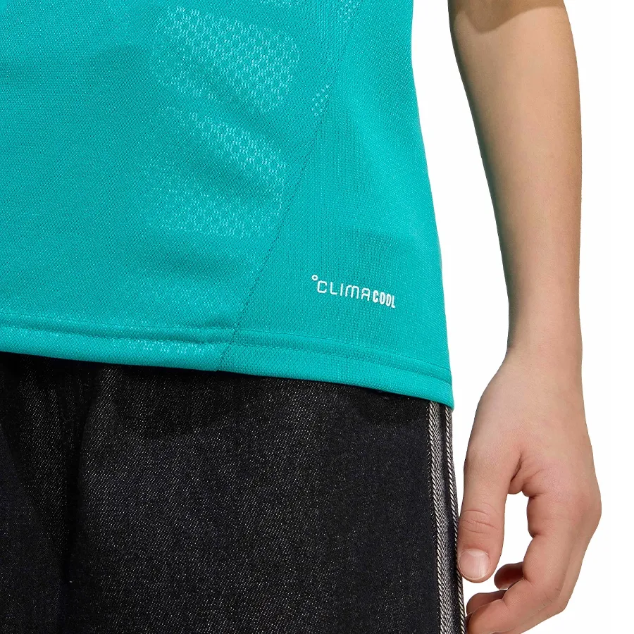 Imagen 5 de 6 de Camiseta adidas originals Alternativa Arquero Seleccion Argentina AFA-TURQUESA/AZUL FRANCIA