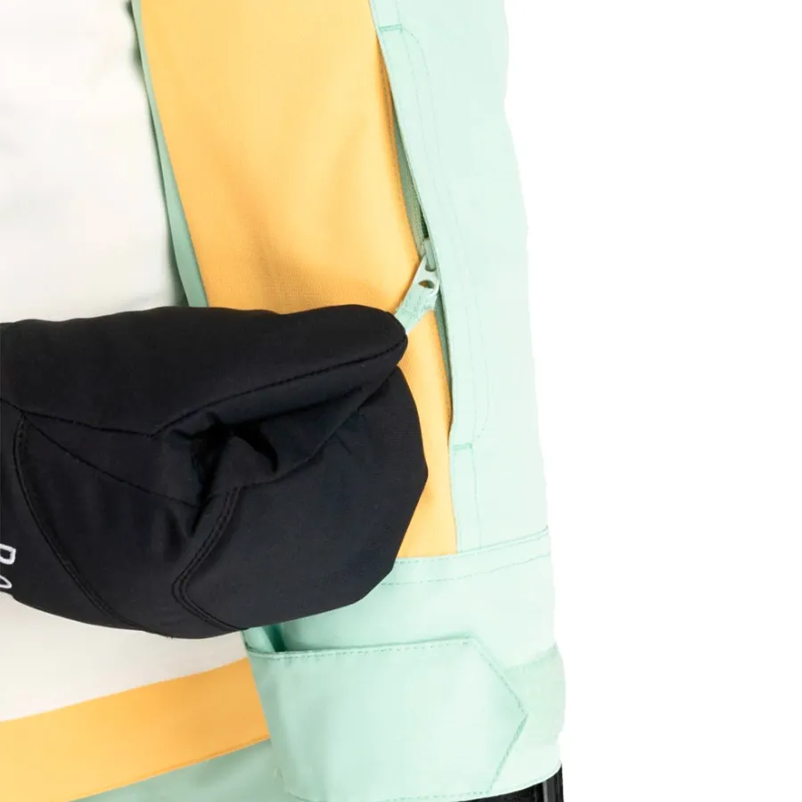 Imagen 4 de 7 de Buzo Roxy Anorak Snow Shelter-VERDE AGUA/BLANCO