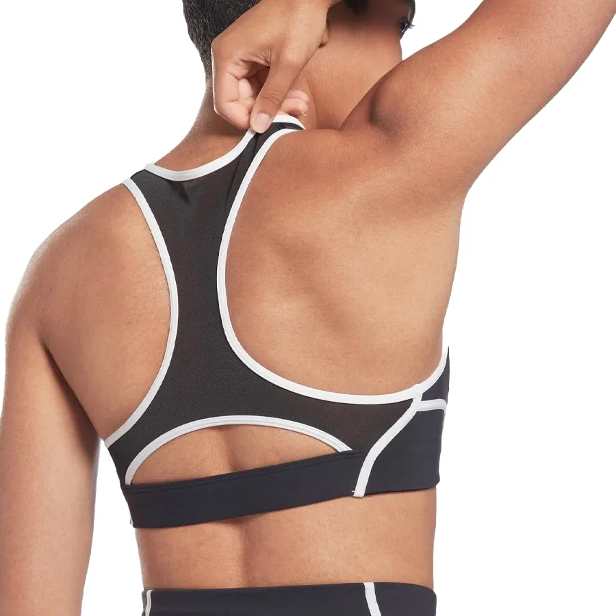 Imagen 2 de 6 de Top Reebok Lux Racer-NEGRO/BLANCO