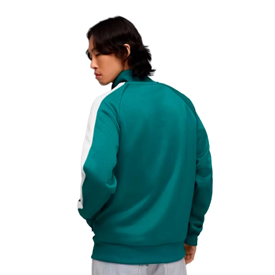 Imagen 1 de 4 de Campera Puma Essentials T7 Poly Track-VERDE AGUA/BLANCO