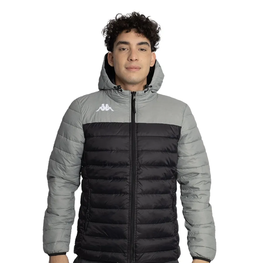 Imagen 0 de 4 de Campera Kappa 4 Soccer Seddolo-NEGRO/GRIS