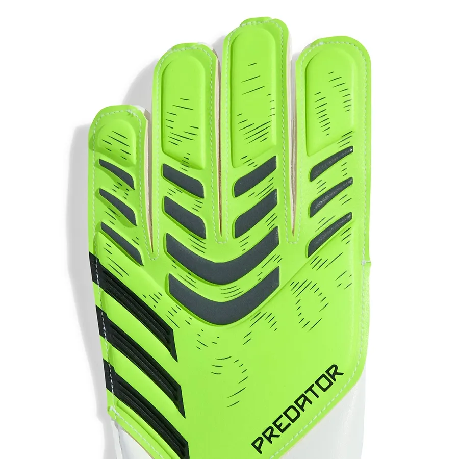 Imagen 1 de 3 de Guantes adidas Predator Training Goalkeeper-BLANCO/AMARILLO FLUOR