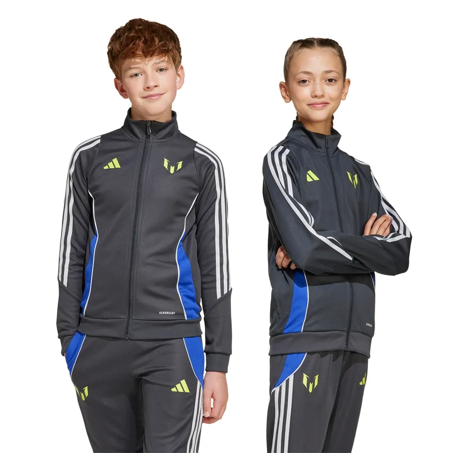 Imagen 4 de 6 de Campera adidas Messi-GRAFITO/AMARILLO