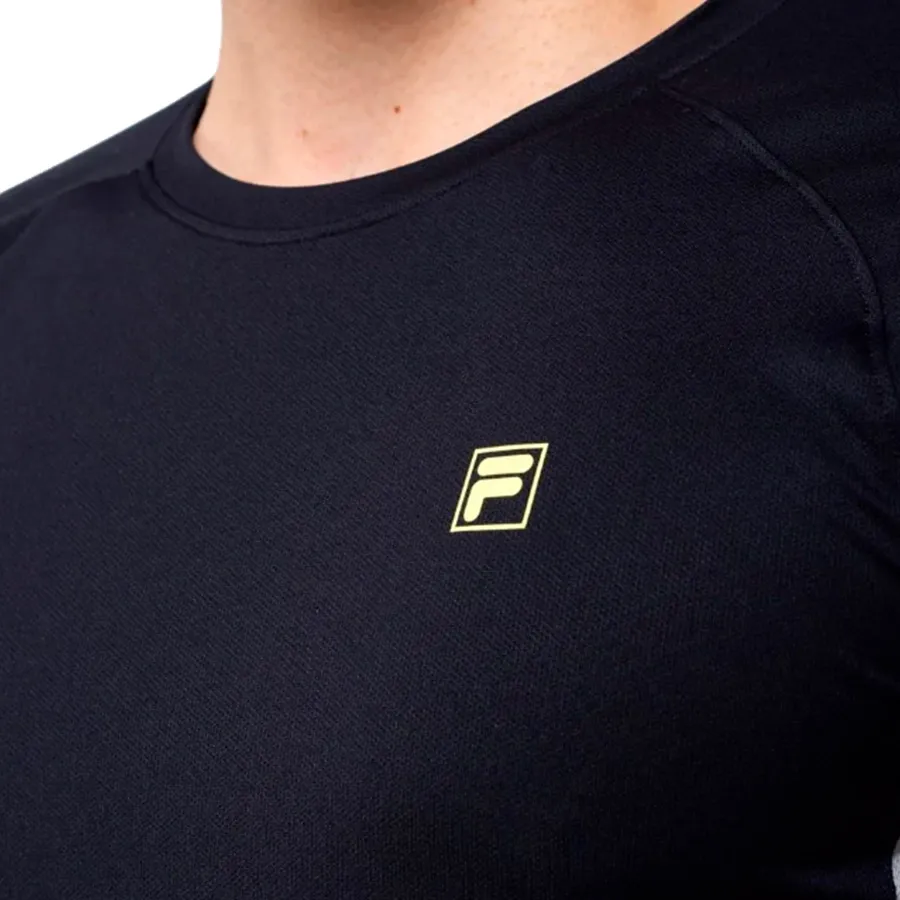 Imagen 2 de 3 de Remera Fila Grid Match-NEGRO/GRIS