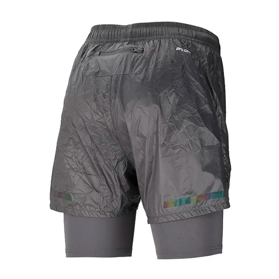 Imagen 1 de 4 de Shorts Topper 2 In 1 Crinkled-GRIS