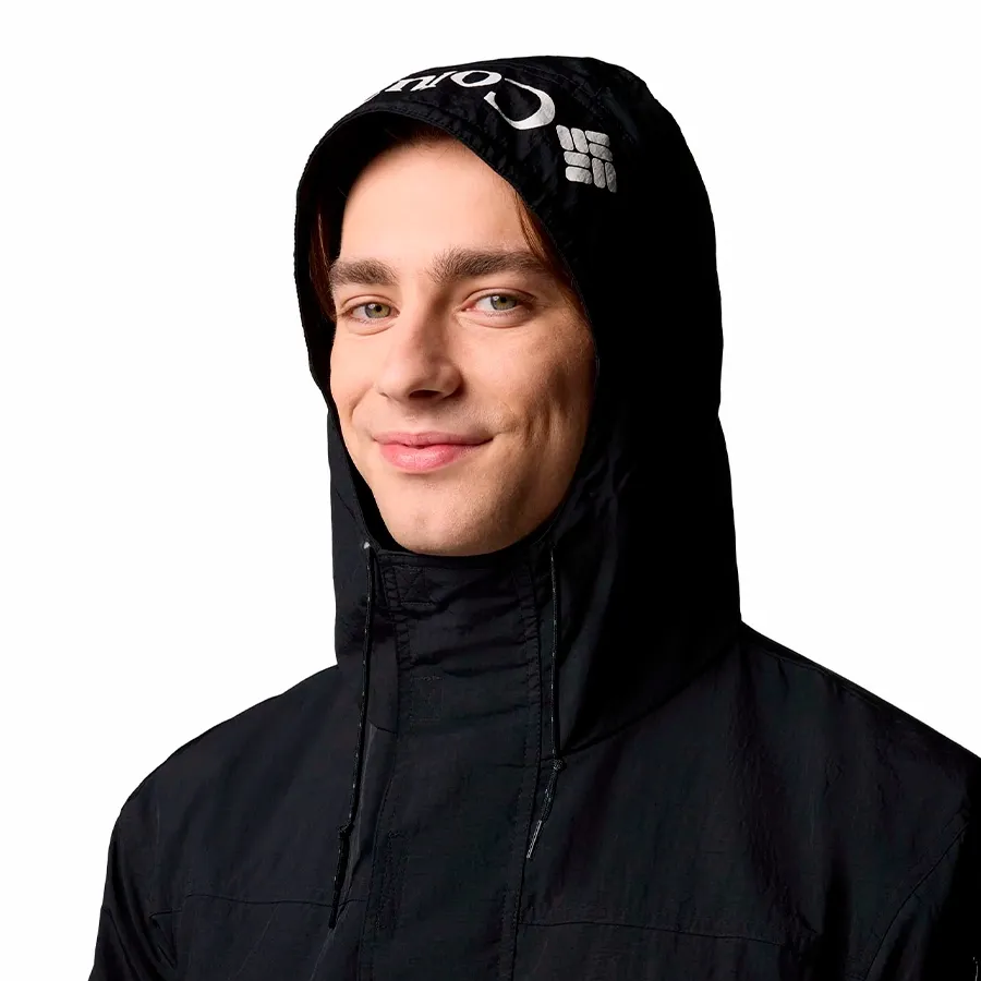 Imagen 3 de 6 de Buzo Columbia Anorak Challenger-NEGRO
