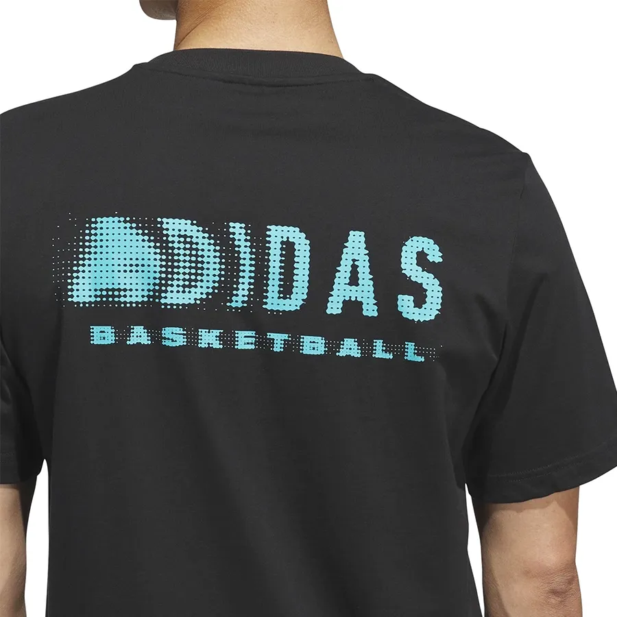 Imagen 3 de 5 de Remera adidas Graphic Tee 2-NEGRO/AQUA