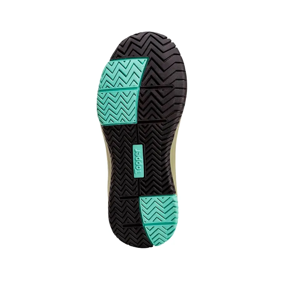 Imagen 3 de 5 de Zapatillas Topper Bercy Kids-NEGRO/OLIVA