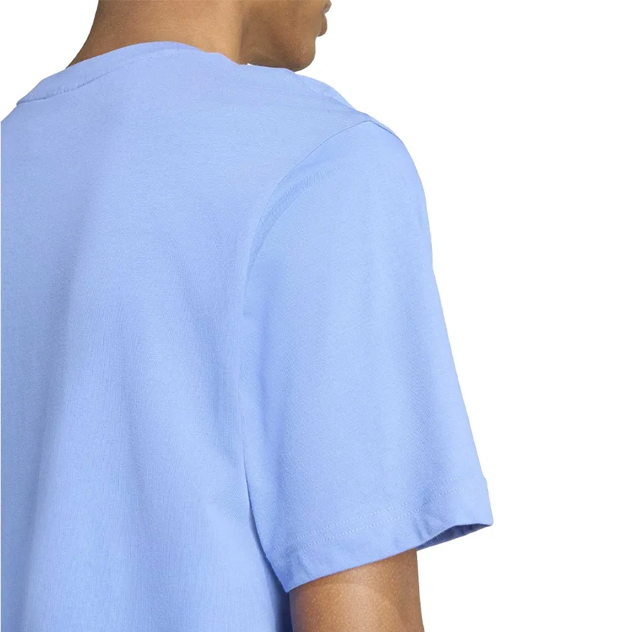 Imagen 4 de 5 de Remera adidas Essentials Big Logo-CELESTE/BLANCO
