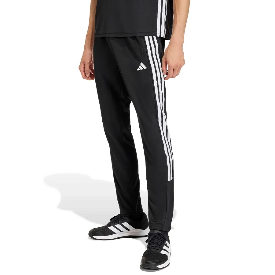 Imagen 1 de 6 de Pantalón adidas Workout Essentials All-Set 3 Stripes-NEGRO/BLANCO